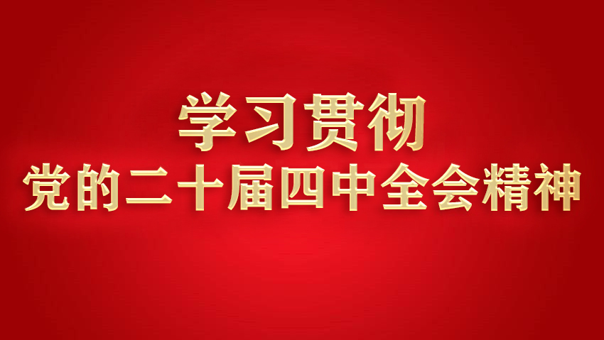 学习贯彻党的二十届四中全会精神